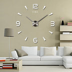 Relogio de Parede Decorativo Prata - Bangle