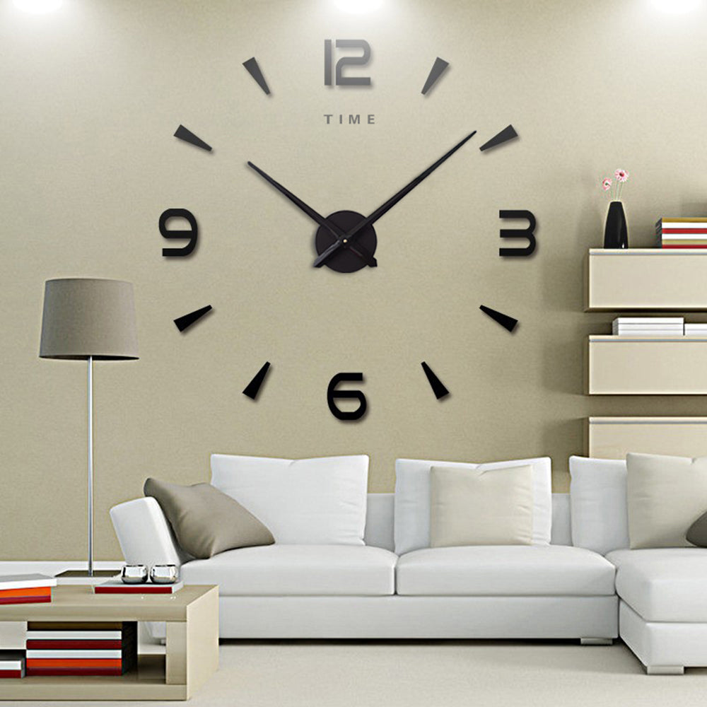 Relogio de Parede Decorativo Preto - Bangle