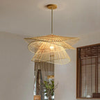 Plafonnier Décoratif en Rotin
