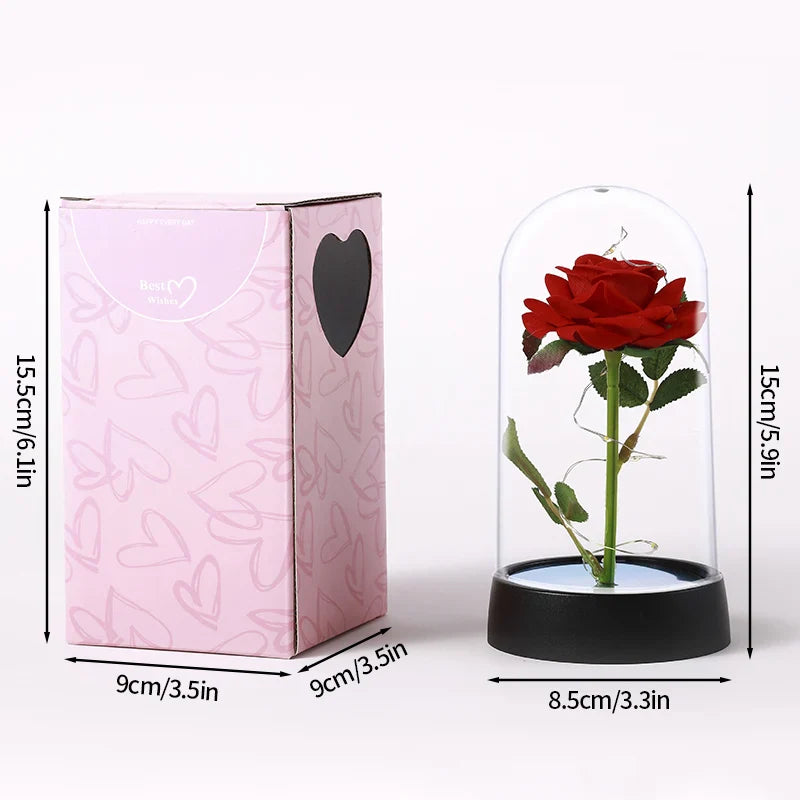 Rose Décorative Lumineuse