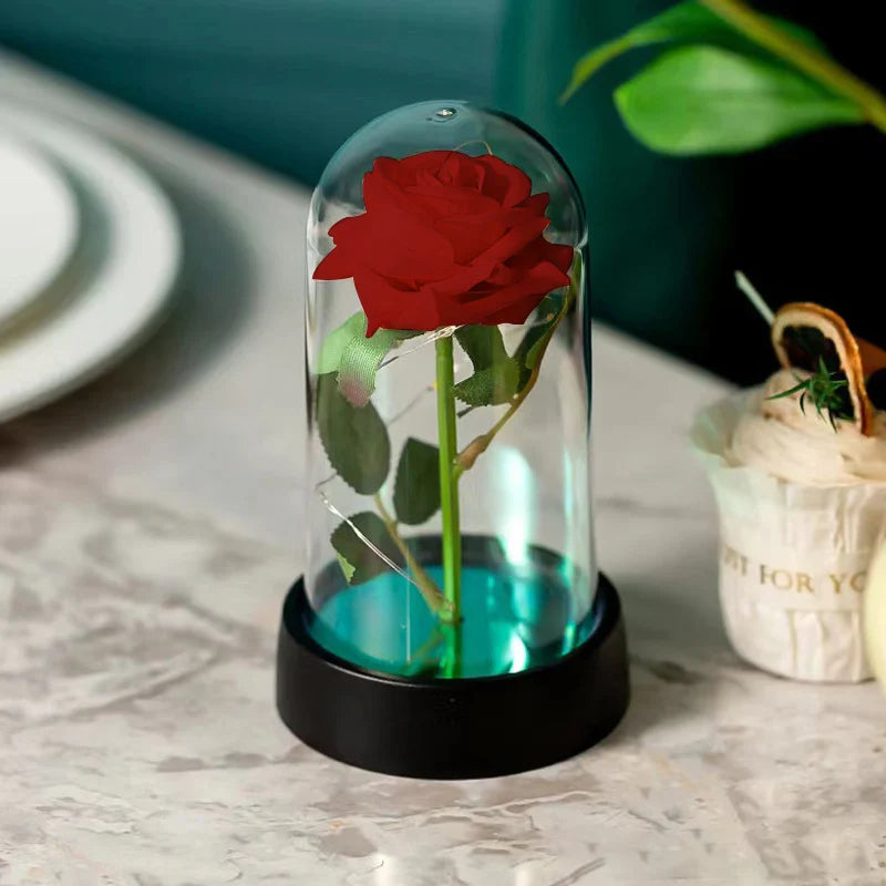 Rose Décorative Lumineuse
