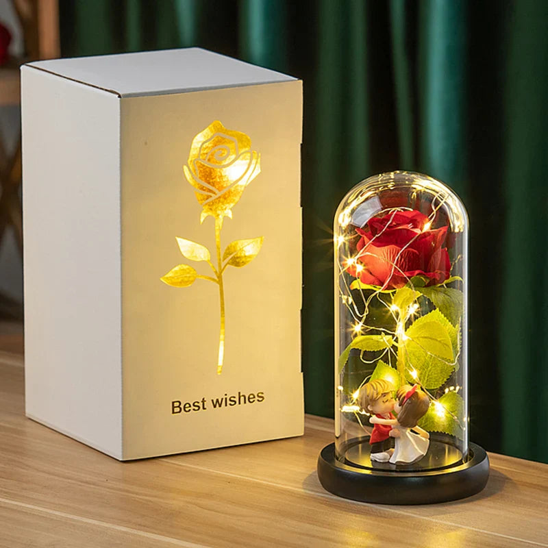 Rose Décorative Lumineuse