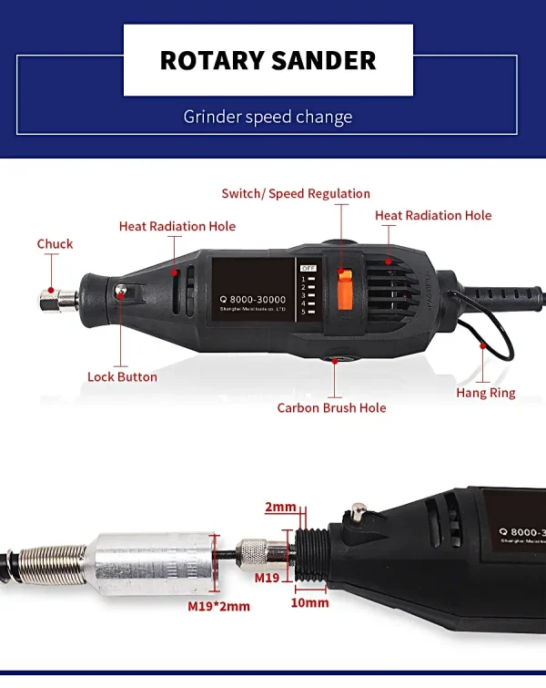 Mini Broca Elétrica