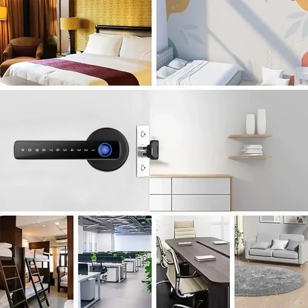 Maçaneta de Porta Digital com Biometria